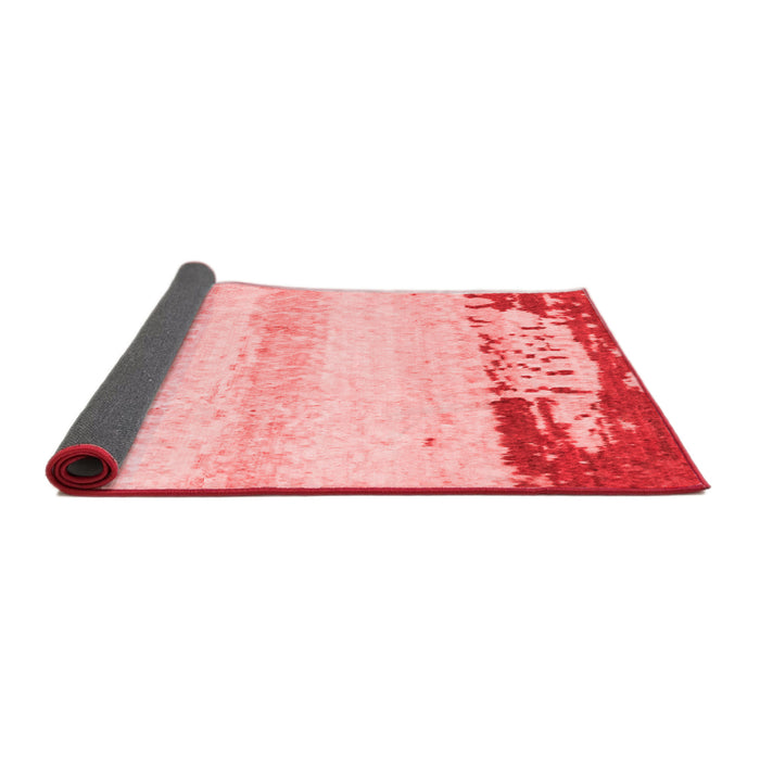 Abstract Red Modern Area Rugs
