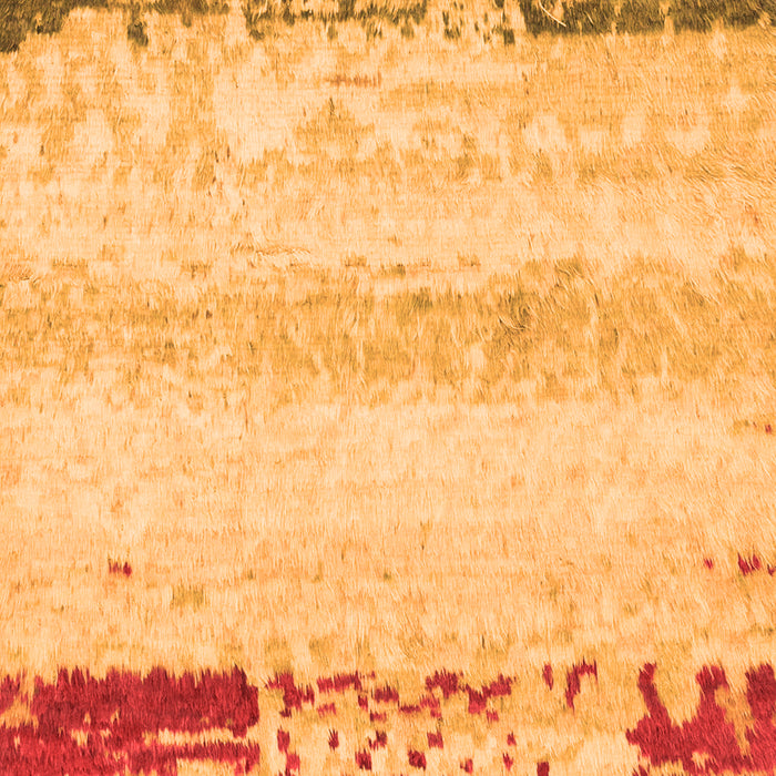 Machine Washable Abstract Orange Modern Area Rugs, wshabs2558org