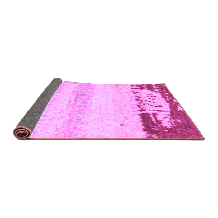 Sideview of Abstract Purple Modern Rug, abs2558pur