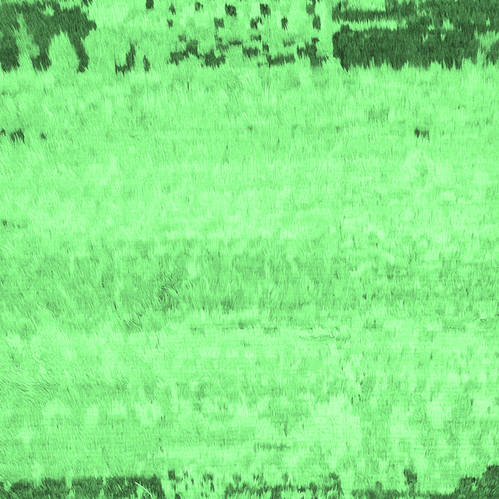 Machine Washable Abstract Emerald Green Modern Area Rugs, wshabs2558emgrn