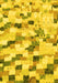 Abstract Yellow Modern Rug, abs2559yw