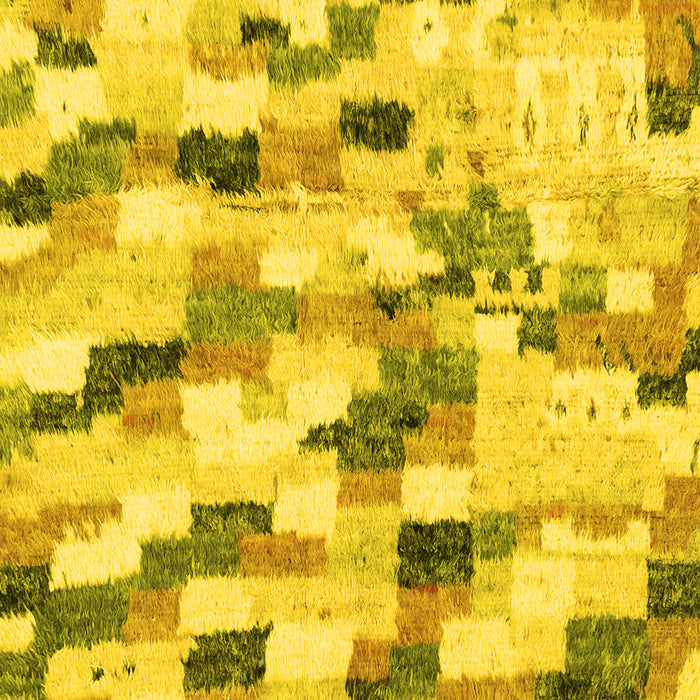 Abstract Yellow Modern Rug, abs2559yw