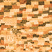 Square Abstract Orange Modern Rug, abs2559org