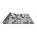 Sideview of Abstract Gray Modern Rug, abs2559gry