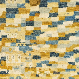 Square Machine Washable Abstract Dark Almond Brown Rug, wshabs2559