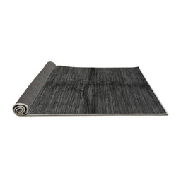Sideview of Abstract Gray Modern Rug, abs255gry
