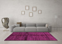 Machine Washable Abstract Pink Modern Rug, wshabs255pnk