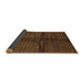 Sideview of Abstract Brown Modern Rug, abs255brn