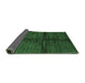 Sideview of Abstract Emerald Green Modern Rug, abs255emgrn