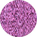 Round Machine Washable Abstract Purple Modern Area Rugs, wshabs2560pur