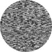 Round Machine Washable Abstract Gray Modern Rug, wshabs2560gry