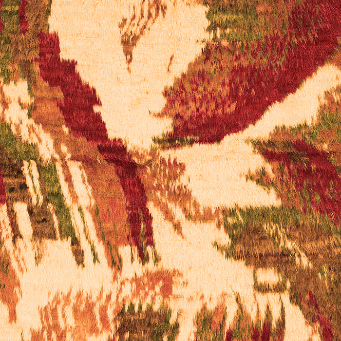 Machine Washable Abstract Orange Modern Area Rugs, wshabs2561org