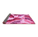 Sideview of Abstract Pink Modern Rug, abs2561pnk