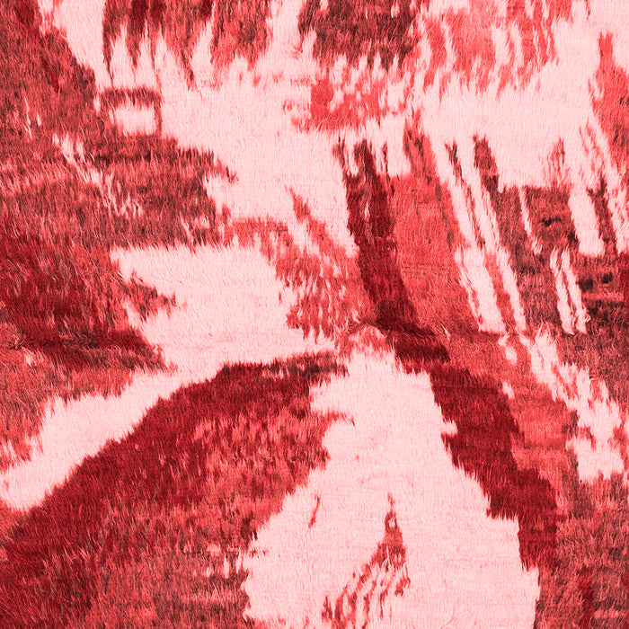 Machine Washable Abstract Red Modern Rug, wshabs2561red