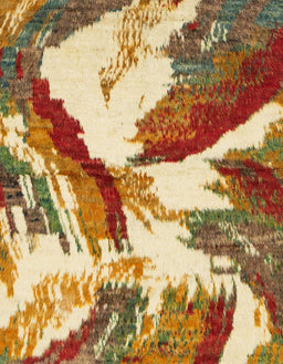 Abstract Yellow Modern Rug, abs2561