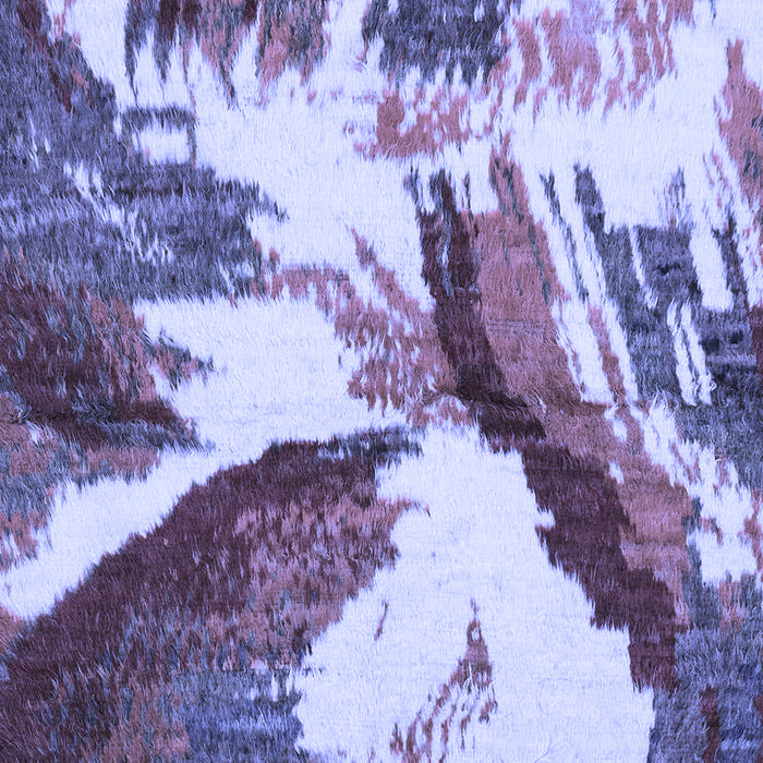 Abstract Blue Modern Rug, abs2561blu