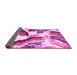 Sideview of Abstract Purple Modern Rug, abs2561pur