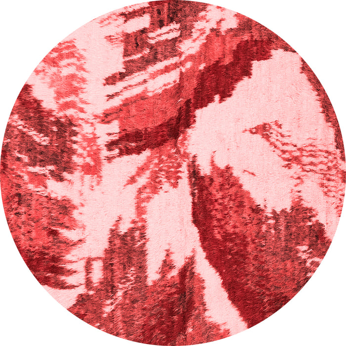 Machine Washable Abstract Red Modern Rug, wshabs2561red