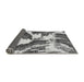 Sideview of Abstract Gray Modern Rug, abs2561gry