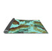 Sideview of Abstract Light Blue Modern Rug, abs2561lblu