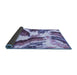 Sideview of Abstract Blue Modern Rug, abs2561blu