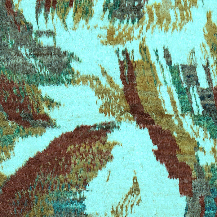 Machine Washable Abstract Light Blue Modern Rug, wshabs2561lblu