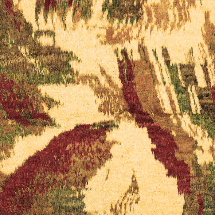 Machine Washable Abstract Brown Modern Rug, wshabs2561brn