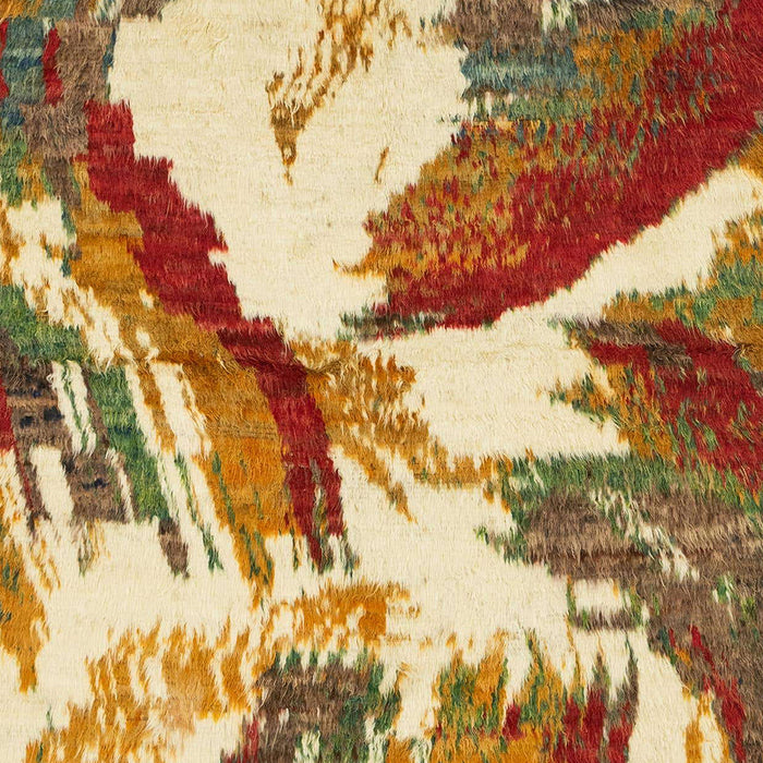 Machine Washable Abstract Yellow Rug, wshabs2561