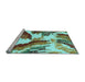 Sideview of Machine Washable Abstract Light Blue Modern Rug, wshabs2561lblu