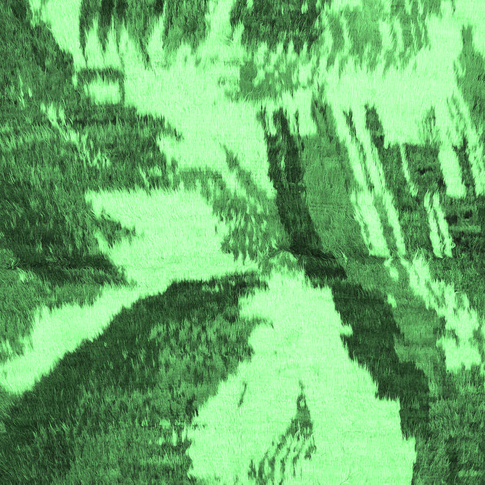 Machine Washable Abstract Emerald Green Modern Area Rugs, wshabs2561emgrn