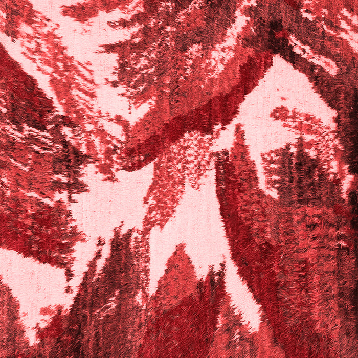 Abstract Red Modern Rug, abs2562red