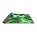 Sideview of Abstract Emerald Green Modern Rug, abs2562emgrn