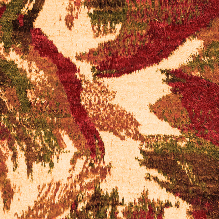 Abstract Orange Modern Rug, abs2562org