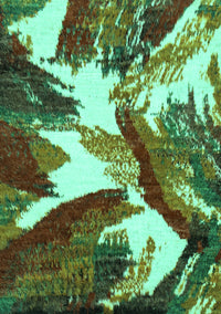 Abstract Turquoise Modern Rug, abs2562turq