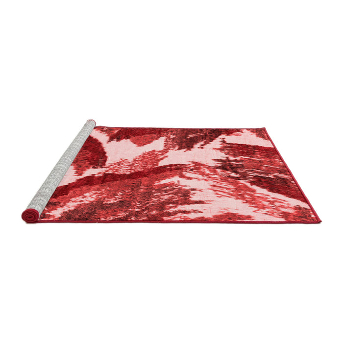 Modern Red Washable Rugs