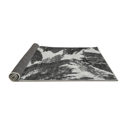 Sideview of Abstract Gray Modern Rug, abs2562gry