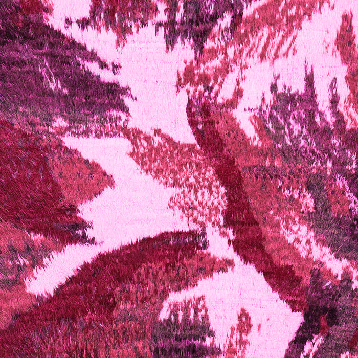 Machine Washable Abstract Pink Modern Rug, wshabs2562pnk