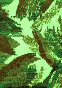 Abstract Green Modern Rug, abs2562grn