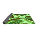 Sideview of Abstract Green Modern Rug, abs2562grn