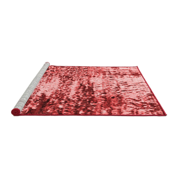 Modern Red Washable Rugs