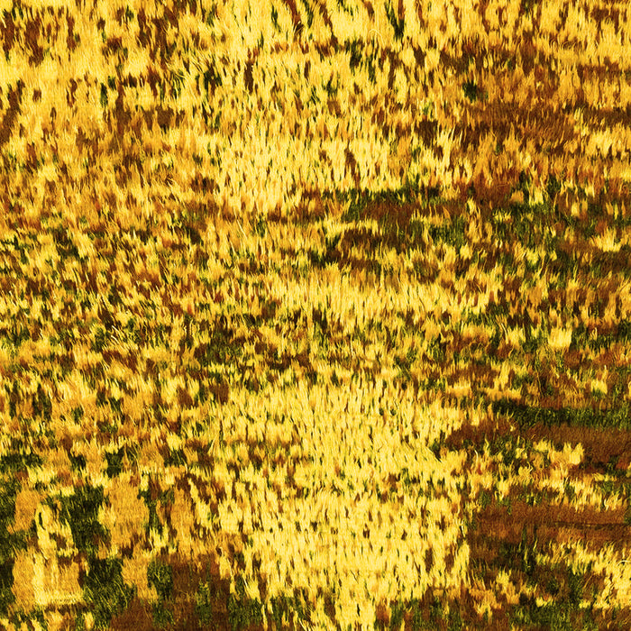 Machine Washable Abstract Yellow Modern Rug, wshabs2563yw