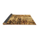 Sideview of Abstract Brown Modern Rug, abs2563brn