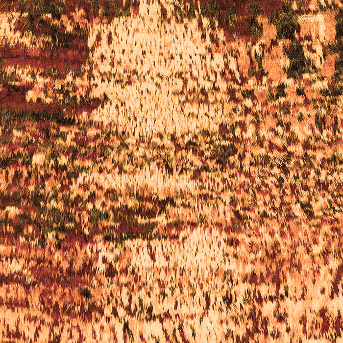 Abstract Orange Modern Rug, abs2563org