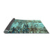 Sideview of Abstract Light Blue Modern Rug, abs2563lblu