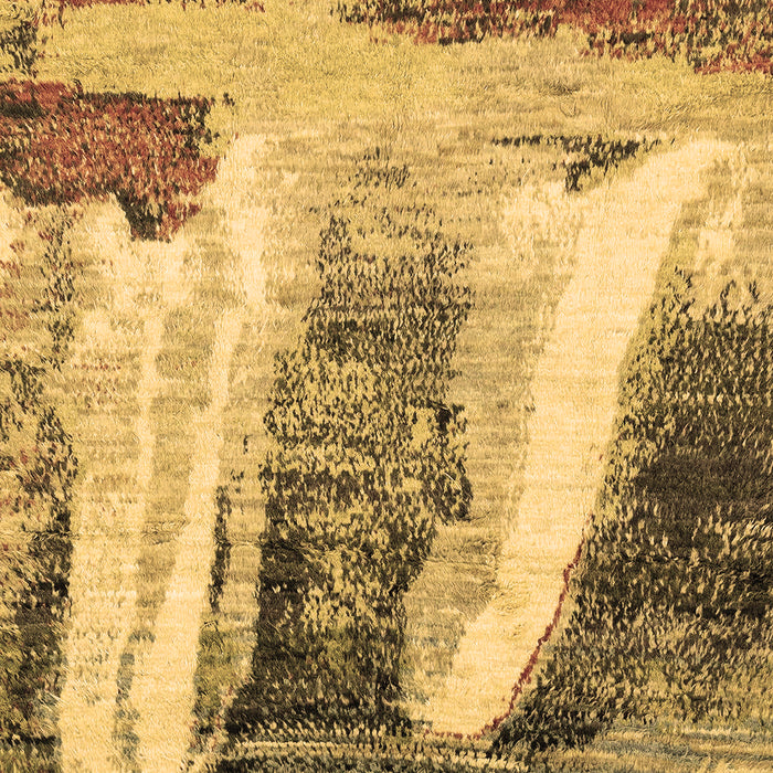 Machine Washable Abstract Brown Modern Rug, wshabs2564brn