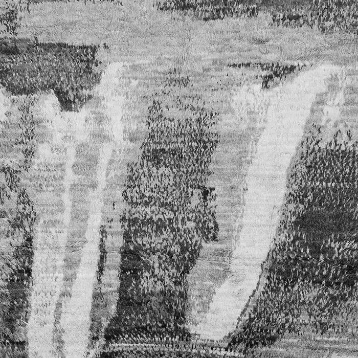 Machine Washable Abstract Gray Modern Rug, wshabs2564gry