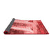 Abstract Red Modern Area Rugs