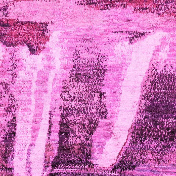 Machine Washable Abstract Pink Modern Rug, wshabs2564pnk