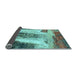 Sideview of Abstract Light Blue Modern Rug, abs2564lblu