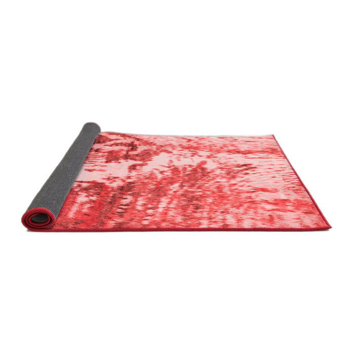 Abstract Red Modern Area Rugs